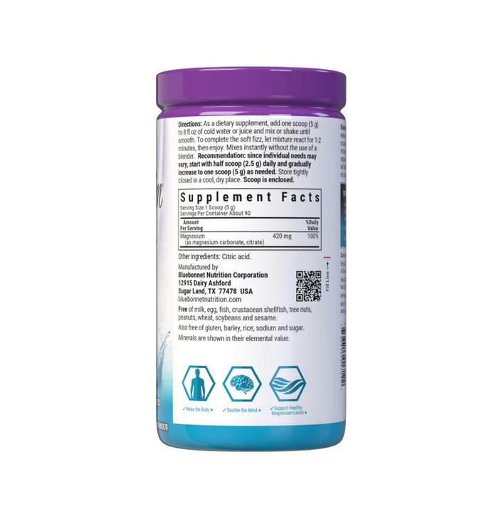 Bluebonnet Nutrition Simply Calm Powder, For Calm*, Muscle Cramps*, Stress