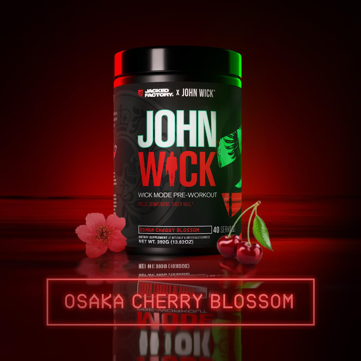 Jacked Factory X John Wick - Wick Mode Pre Workout Powder