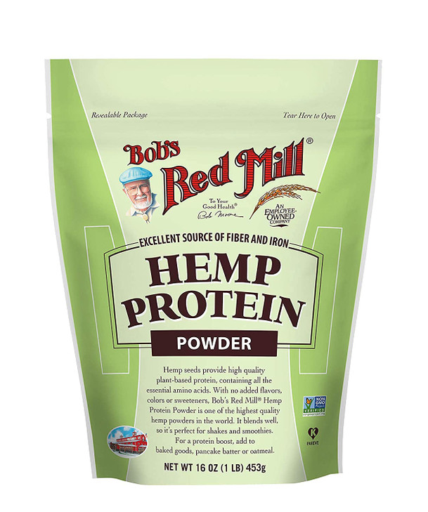 Bob's Red Mill Resealable Hemp Protein Powder 16 Ounce (Pack of 1)