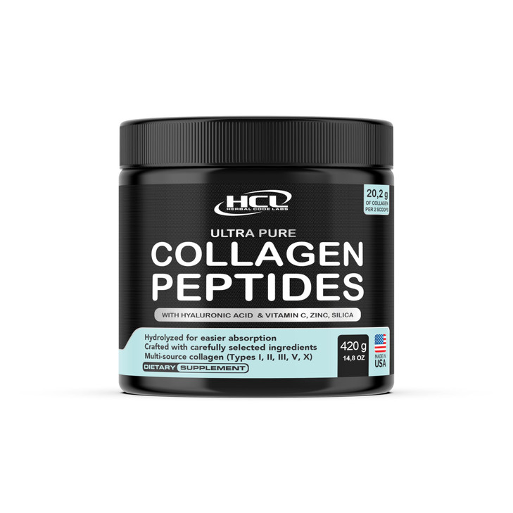 Collagen Peptides Powder with Vitamin C & Hyaluronic Acid