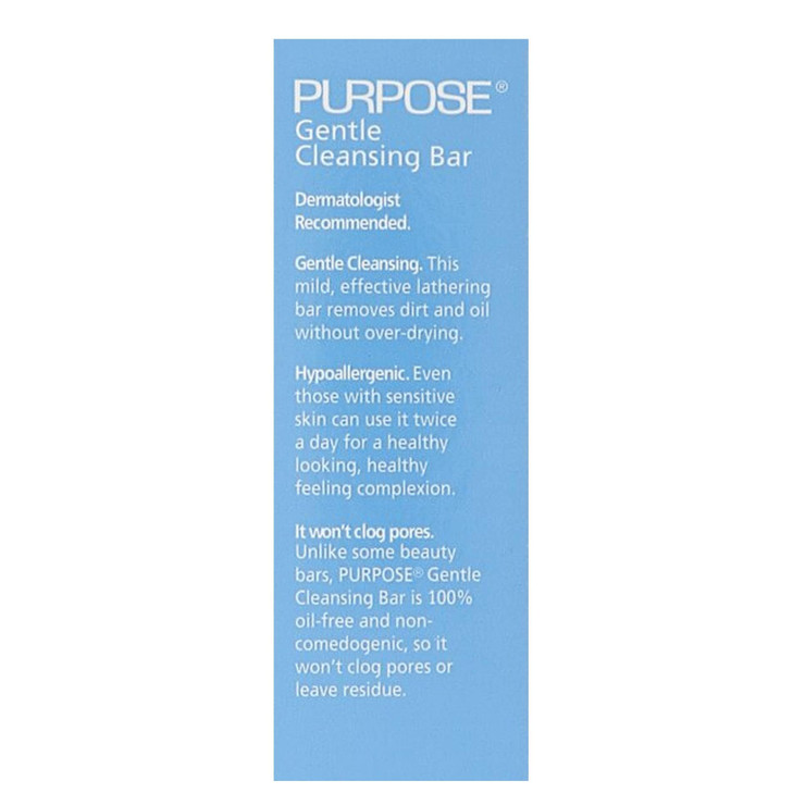 PURPOSE Cleansing Bar, Gentle, 3.6 oz