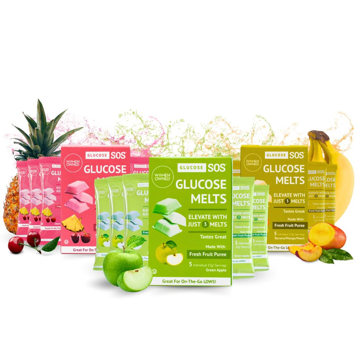 Glucose SOS Melts Made with Dextrose Powder Natural Fruit Puree Sugar, Like