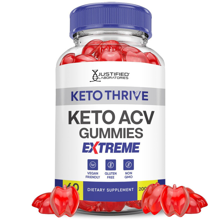 Justified Laboratories Keto Thrive Keto ACV Gummies Extreme 2000MG Keto Thrive