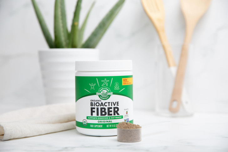Manitoba Harvest Organic BioActive Fiber Supplement with 6g Fiber per Serving