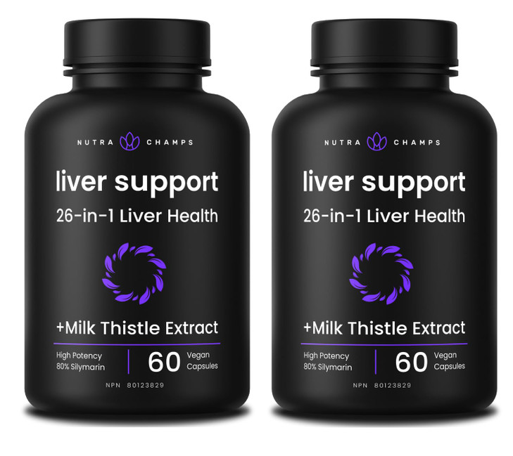 NutraChamps Liver Cleanse Detox & Repair Formula, Milk Thistle Extract