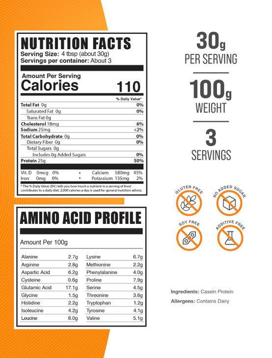 BulkSupplements.com Casein Protein Powder