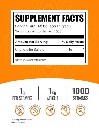 BulkSupplements.com Chondroitin Sulfate Powder