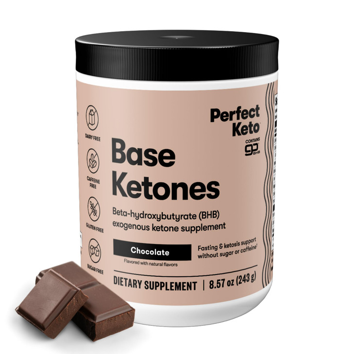 Perfect Keto Exogenous Ketones Powder, BHB Salts for Ketosis & Fasting Support