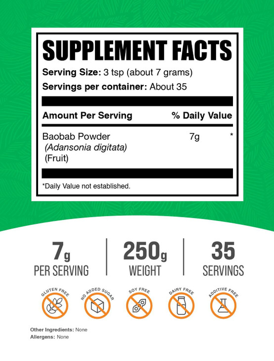 BulkSupplements.com Baobab Fruit Powder