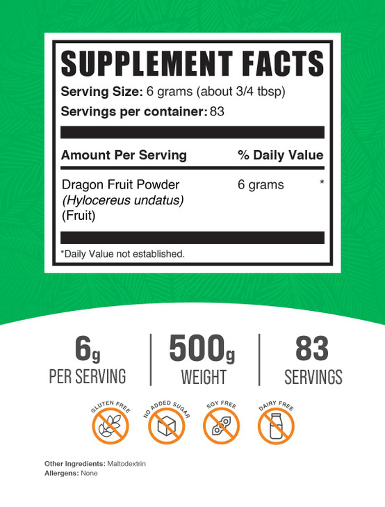 BulkSupplements.com Dragon Fruit Powder