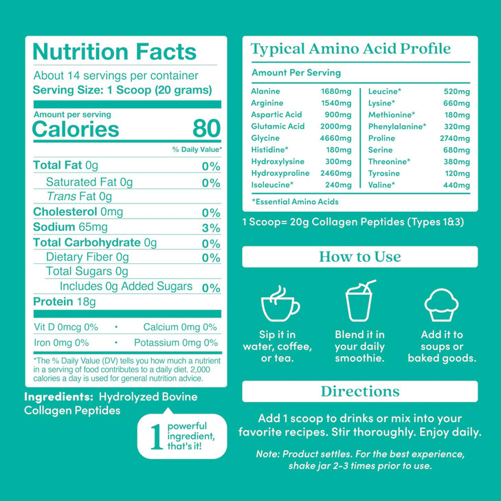Further Food Unflavored Collagen Peptides Powder