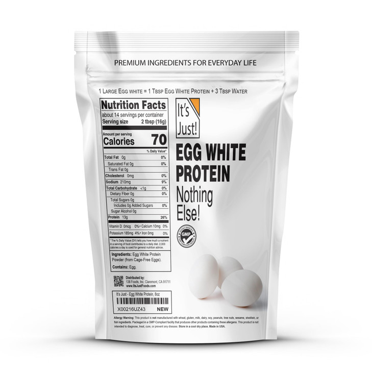 It's Just! - Egg White Protein Powder, Made