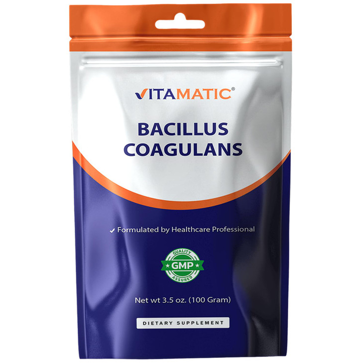 Vitamatic Bacillus Coagulans Probiotic Powder - 100 Gram (3.5 OZ)