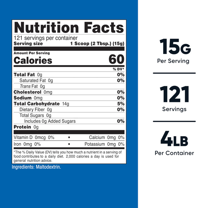 Nutricost Maltodextrin Powder 4LBS - Gluten Free, Non-GMO
