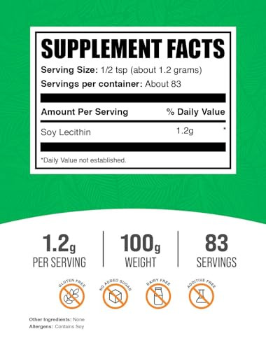 BulkSupplements.com Soy Lecithin Powder