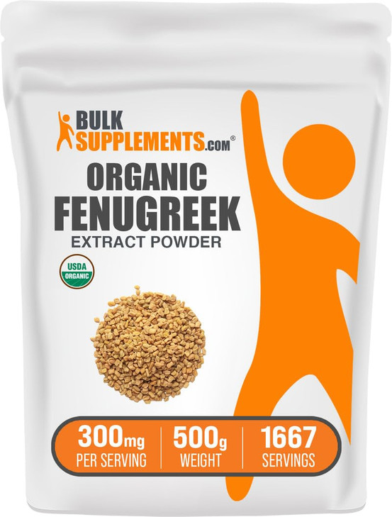 BulkSupplements.com Organic Fenugreek Extract Powder