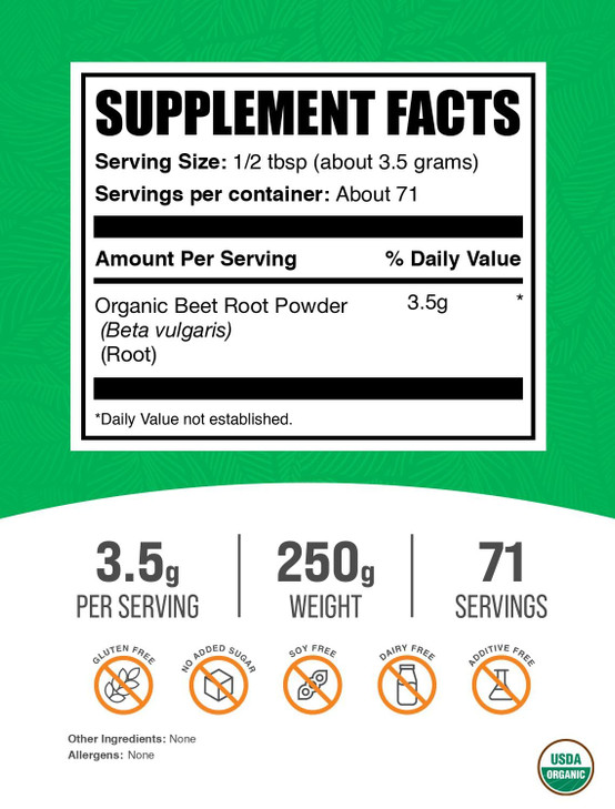 BulkSupplements.com Organic Beet Root Powder