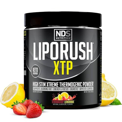 LIPORUSH NDS Nutrition XTP Thermogenic Fat Burner with L-Carnitine