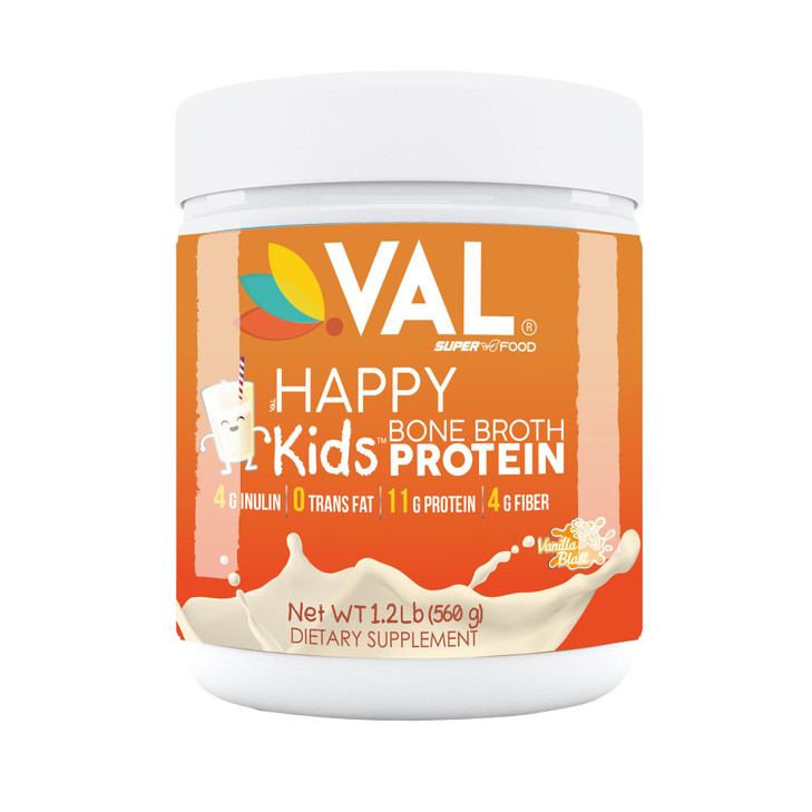 VAL Happy Kids Chicken Bone Broth Protein for Kids Powder, Growth & Immune