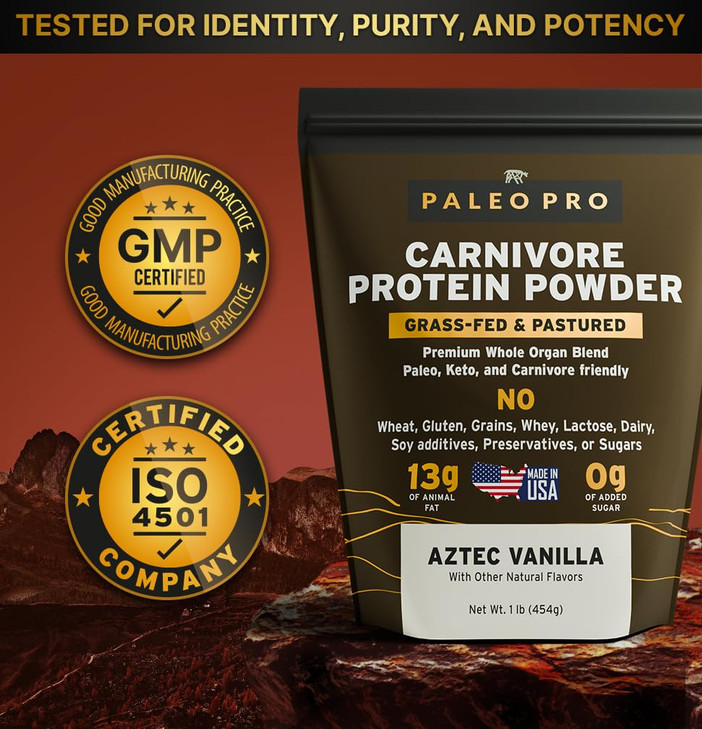 PaleoPro Carnivore Complete (Aztec Vanilla) Pastured & Cage-Free Protein