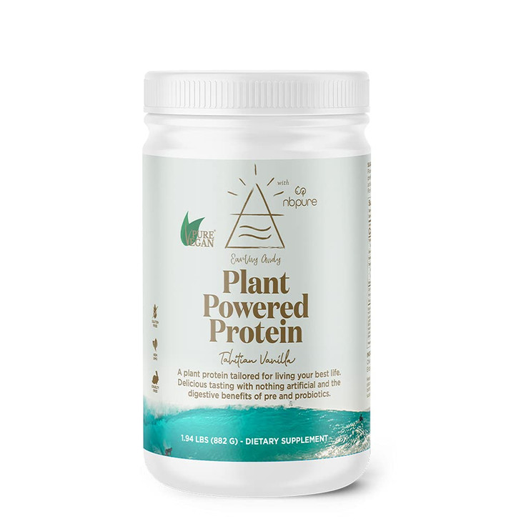 nbpure Earthy Andy Plant Powered Protein, Gluten-Free, Non-GMO, Cruelty Free Pea