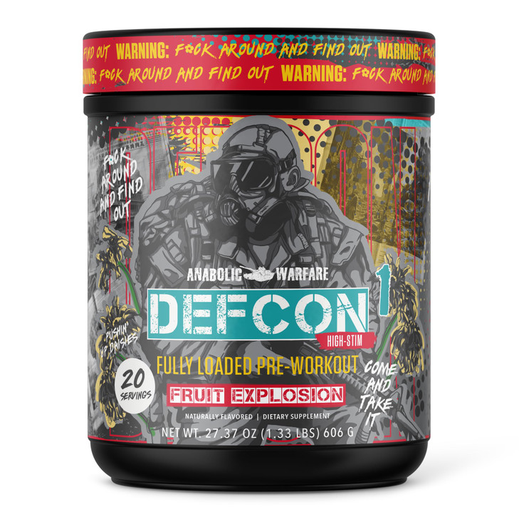 Anabolic Warfare Defcon1 High Stim, High-Intensity Pre-Workout Powder (Fruit