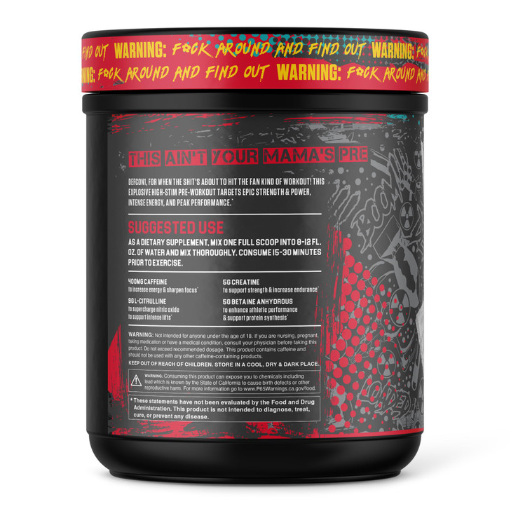 Anabolic Warfare Defcon1 High Stim, High-Intensity Pre-Workout Powder (Fruit