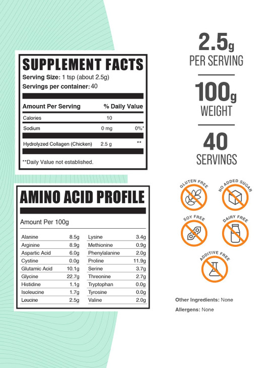 BulkSupplements.com Chicken Collagen Powder