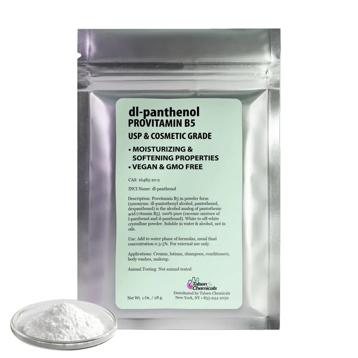 Talsen Chemicals Provitamin B5 Powder dl-Panthenol DIY Panthenol Solution