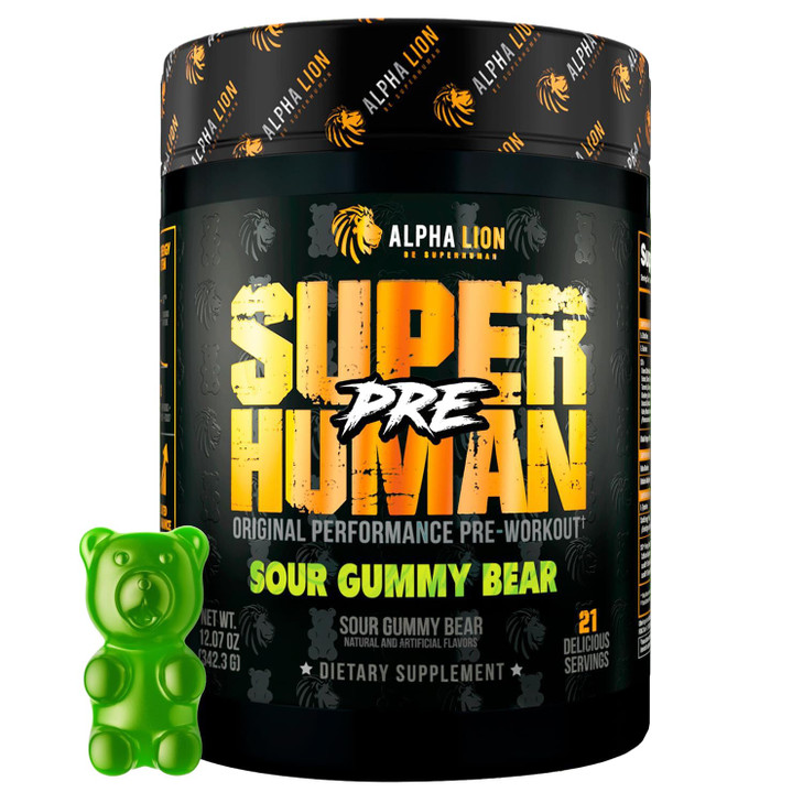 ALPHA LION Superhuman Pre Workout Powder, Beta Alanine, L-Taurine & Tri-Source