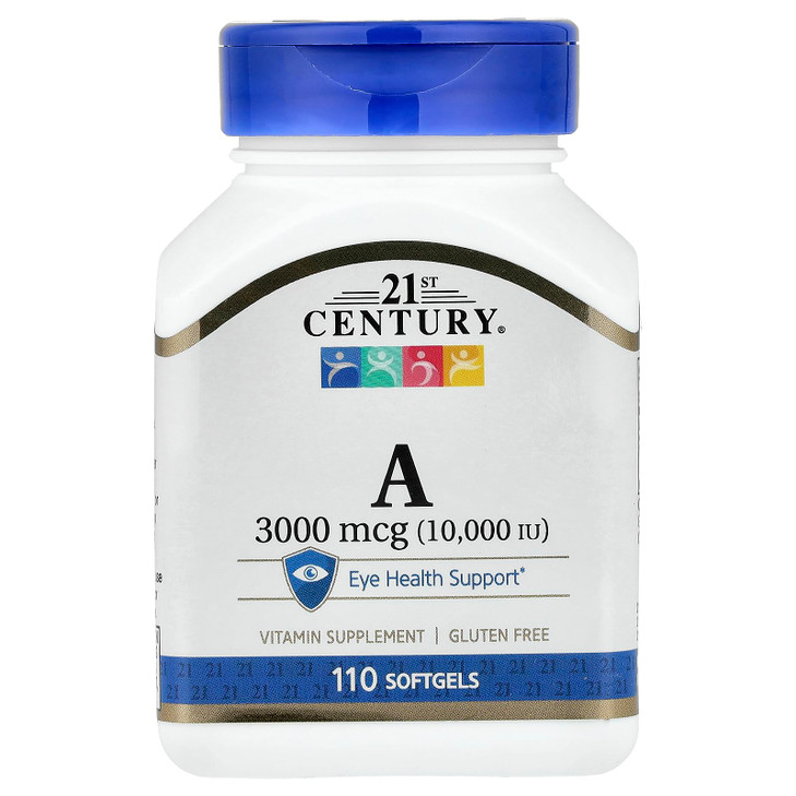 21st Century A 10, 000 I.U. Softgels, 110 Count