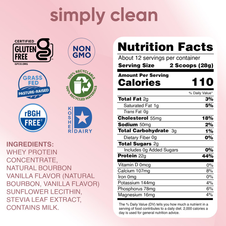 simply tera's Pure Whey Protein Powder