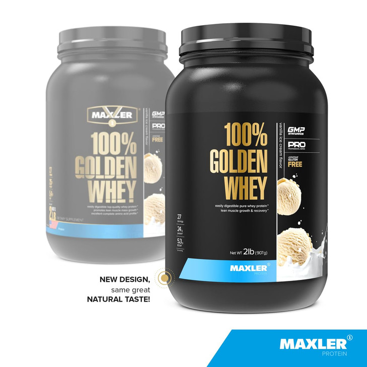 Maxler 100% Golden Whey Protein - 24g of Protein per Serving