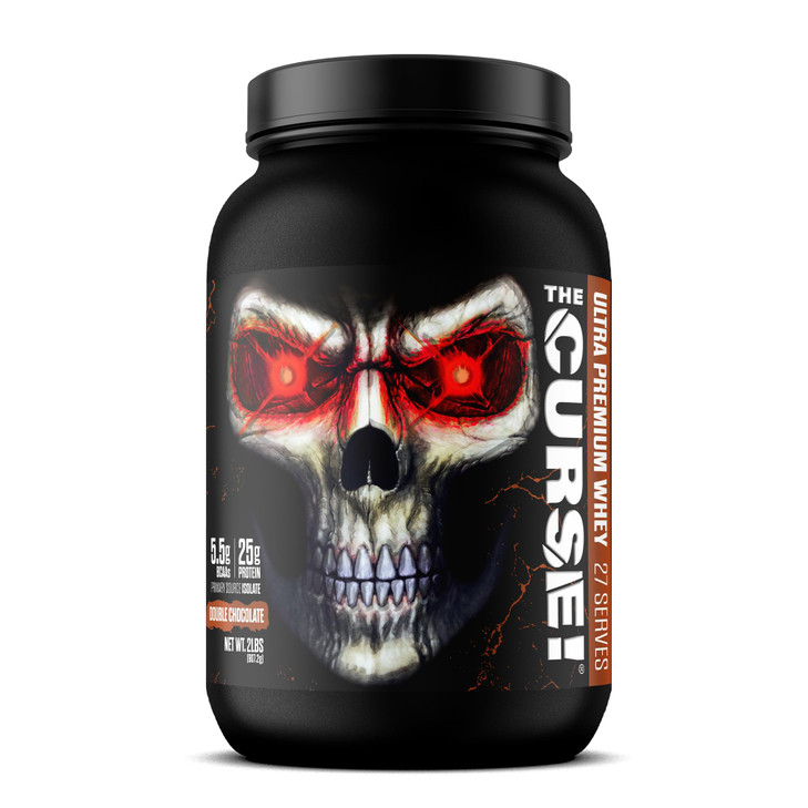 JNX SPORTS The Curse! Ultra Premium Whey Protein Powder Double Chocolate 2lb