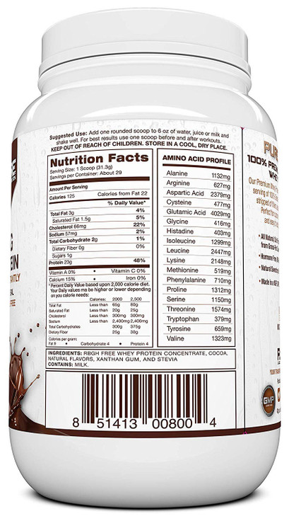 Grass-Fed Whey Protein Concentrate 100%