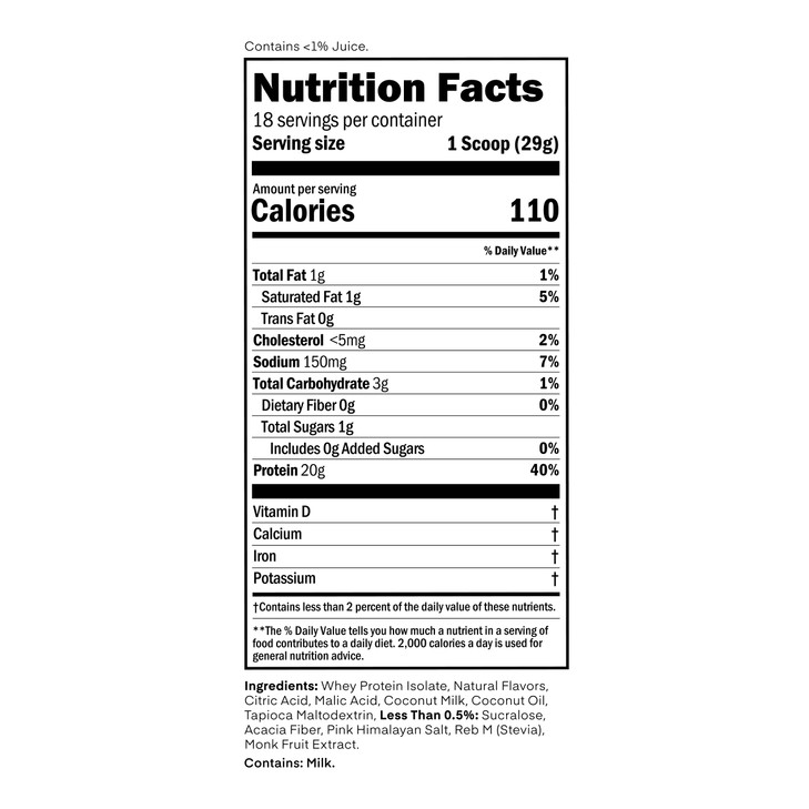 Oath Nutrition Clear Whey Isolate Protein Powder, Frosty Lemonade, 20g Complete