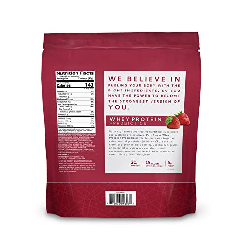 Dr. Mercola Pure Power Whey Protein + Probiotics