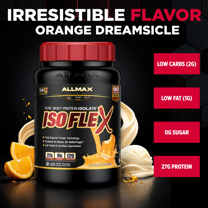 ALLMAX ISOFLEX Pure Whey Isolate Protein Powder