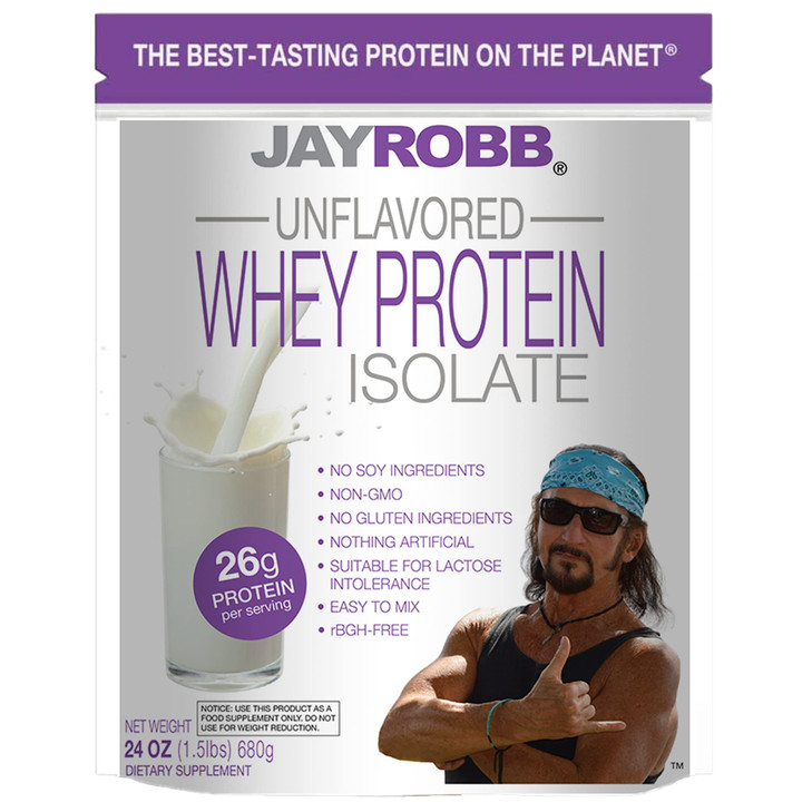 Jay Robb - Grass-Fed Whey Protein Isolate Powder,