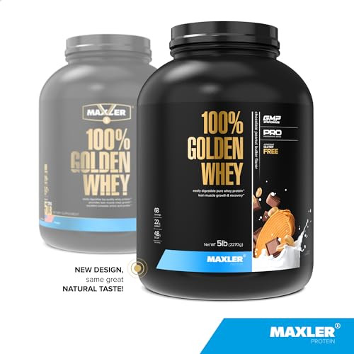 Maxler 100% Golden Whey Protein - 22g of Protein per Serving