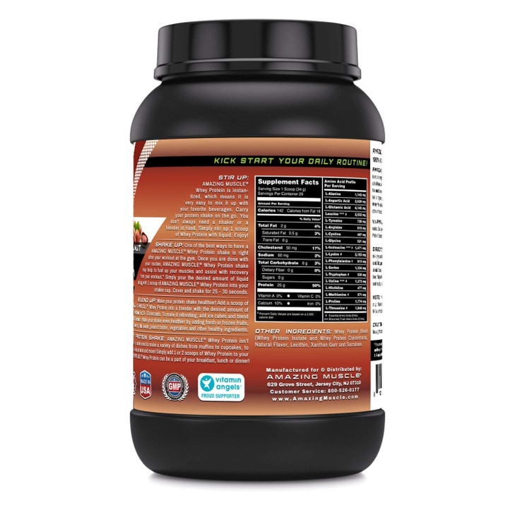 Amazing Muscle Whey Protein Isolate & Concentrate Powder