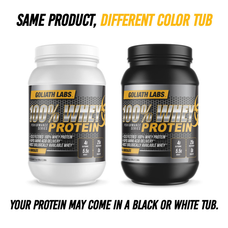 Goliath Labs 100% Whey Protein Powder Isolate/Blend