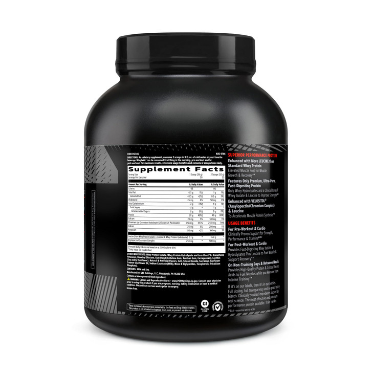 GNC AMP Wheybolic Clinically Proven Protein Powder, 40g Whey Protein, BCAA