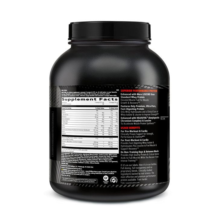 GNC AMP Wheybolic Clinically Proven Protein Powder, 40g Whey Protein, BCAA