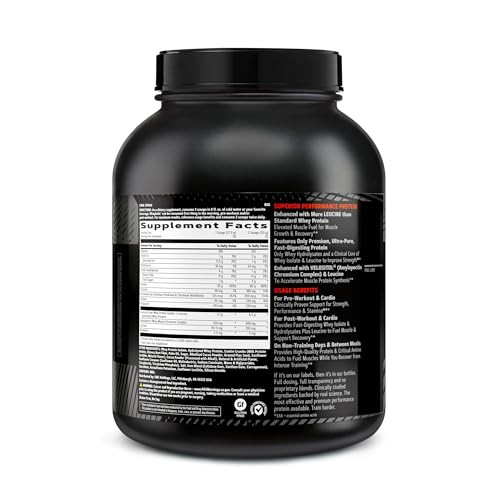 GNC AMP Wheybolic Clinically Proven Protein Powder, 40g Whey Protein, BCAA