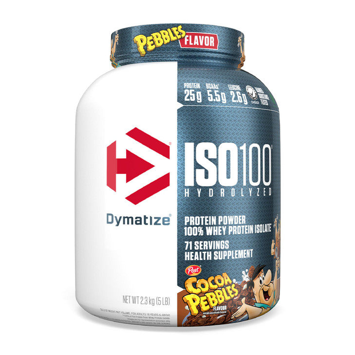 Dymatize x Cocoa Pebbles ISO100 Whey Protein Powder Isolate, 25g of Protein