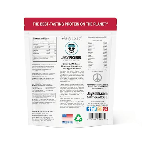 JAYROBB Whey Protein (5 Pound, Strawberry)