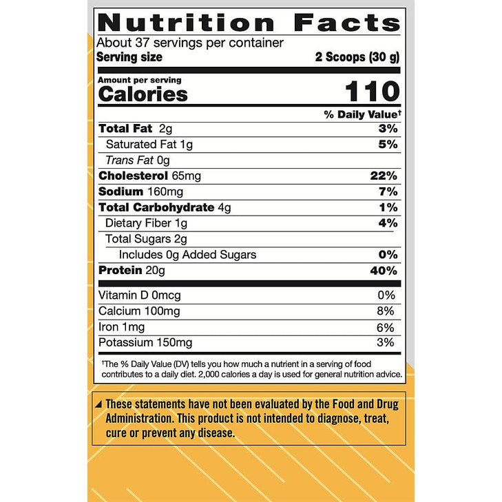 True Athlete Natural Whey Protein - Chocolate, 20g of Protein per Serving