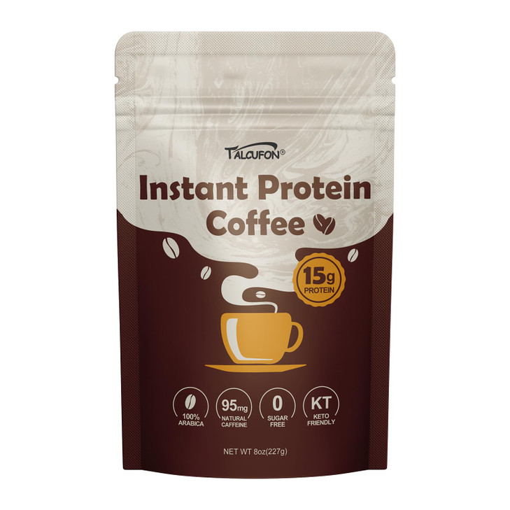 TALCUFON Premium Protein Coffee, Just Whey Protein & 100% Arabica Coffee, Zero