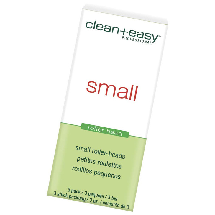 Clean + Easy Small Wax Roller Heads  Roll On Wax Refill Applicators for Catridge, Legs & Body Hair Removal, 3 Pack